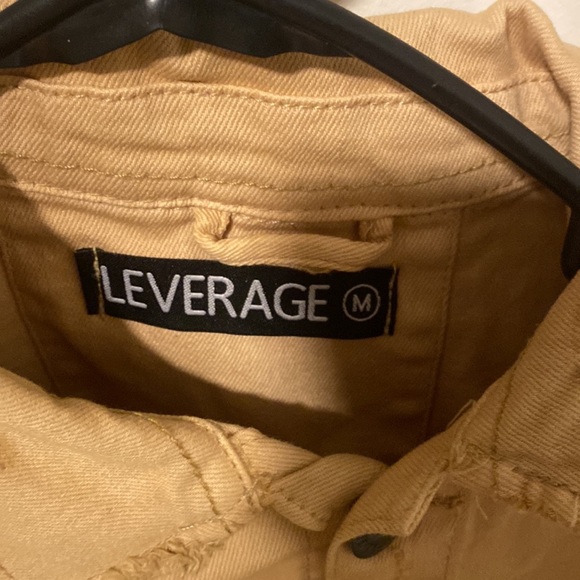 Leverage distressed denim jacket - Picture 3 of 4